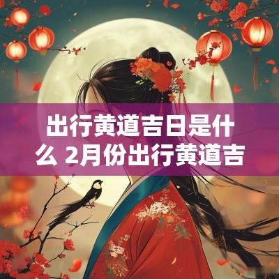 出行黄道吉日是什么 2月份出行黄道吉日