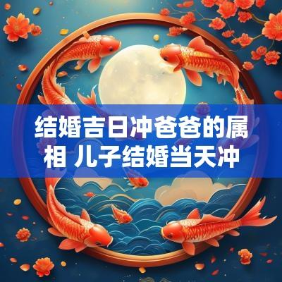 结婚吉日冲爸爸的属相 儿子结婚当天冲父亲属相怎么化解