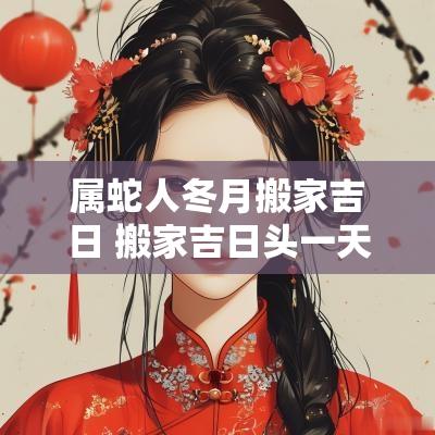 属蛇人冬月搬家吉日 搬家吉日头一天晚上有蛇进屋