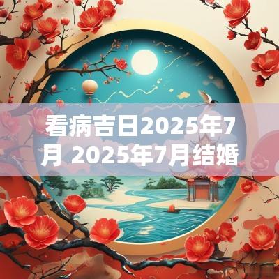 看病吉日2025年7月 2025年7月结婚吉日