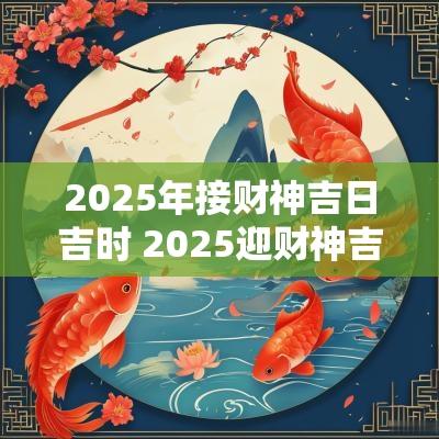 2025年接财神吉日吉时 2025迎财神吉日