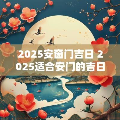 2025安窗门吉日 2025适合安门的吉日