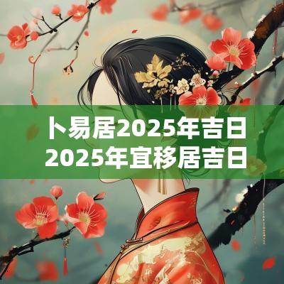 卜易居2025年吉日 2025年宜移居吉日