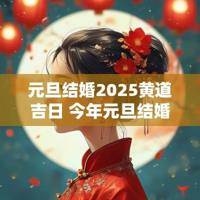 元旦结婚2025黄道吉日 今年元旦结婚的黄道吉日