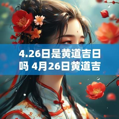4.26日是黄道吉日吗 4月26日黄道吉日