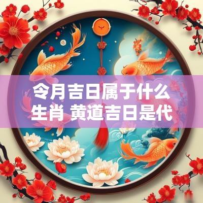 令月吉日属于什么生肖 黄道吉日是代表什么生肖