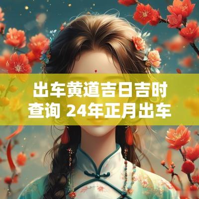 出车黄道吉日吉时查询 24年正月出车黄道吉日