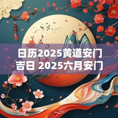 日历2025黄道安门吉日 2025六月安门黄道吉日