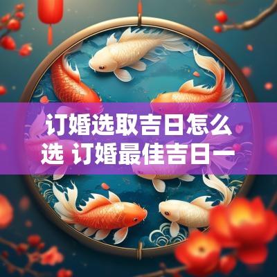 订婚选取吉日怎么选 订婚最佳吉日一览表