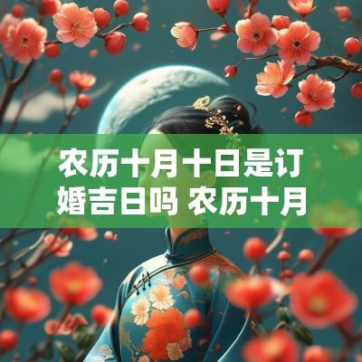 农历十月十日是订婚吉日吗 农历十月十二订婚吉时