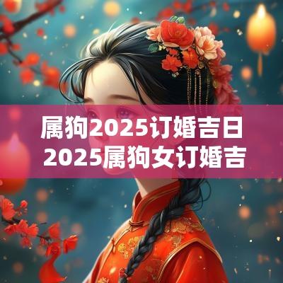 属狗2025订婚吉日 2025属狗女订婚吉日