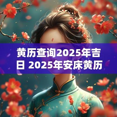 黄历查询2025年吉日 2025年安床黄历吉日