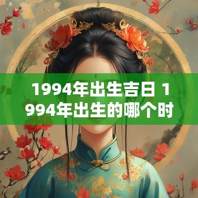 1994年出生吉日 1994年出生的哪个时辰好