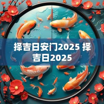 择吉日安门2025 择吉日2025