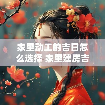 家里动工的吉日怎么选择 家里建房吉日怎么挑选