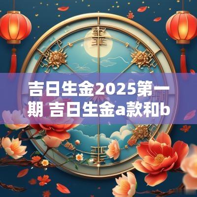 吉日生金2025第一期 吉日生金a款和b款区别