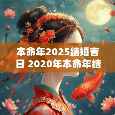 本命年2025结婚吉日 2025年本命年结婚的黄道吉日