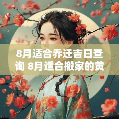 8月适合乔迁吉日查询 8月适合搬家的黄道吉日吉时