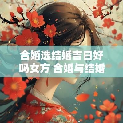 合婚选结婚吉日好吗女方 合婚与结婚选日子用什么书