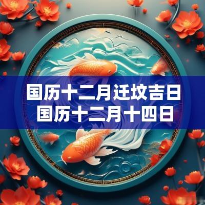国历十二月迁坟吉日 国历十二月十四日是农历几号