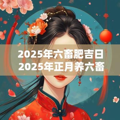 2025年六畜肥吉日 2025年正月养六畜吉日