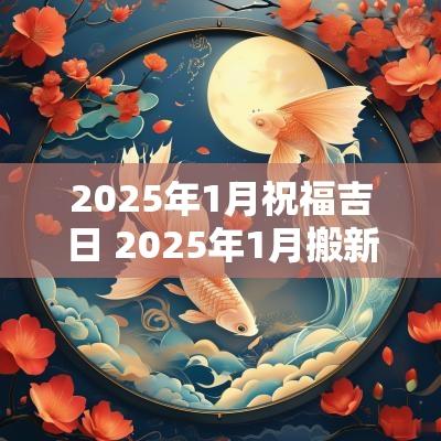 2025年1月祝福吉日 2025年1月搬新房吉日查询