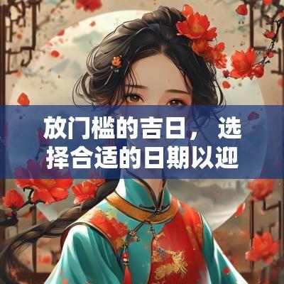 放门槛的吉日， 选择合适的日期以迎接好运
