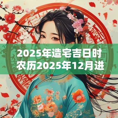 2025年造宅吉日时 农历2025年12月进宅吉日