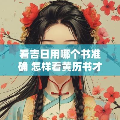 看吉日用哪个书准确 怎样看黄历书才能选出吉日