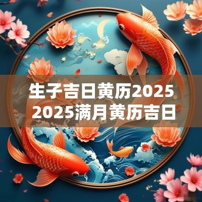 生子吉日黄历2025 2025满月黄历吉日