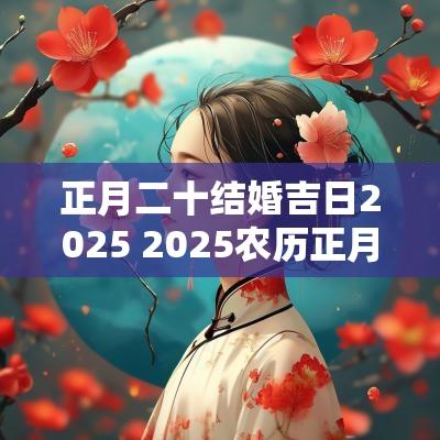 正月二十结婚吉日2025 2025农历正月的吉日