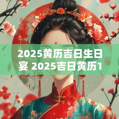 2025黄历吉日生日宴 2025吉日黄历11月