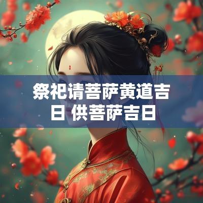 祭祀请菩萨黄道吉日 供菩萨吉日