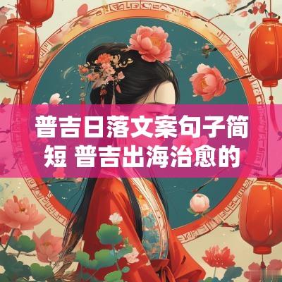 普吉日落文案句子简短 普吉出海治愈的文案