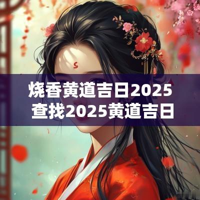 烧香黄道吉日2025 查找2025黄道吉日