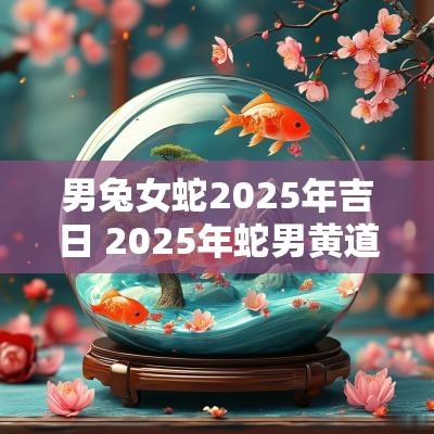 男兔女蛇2025年吉日 2025年蛇男黄道吉日