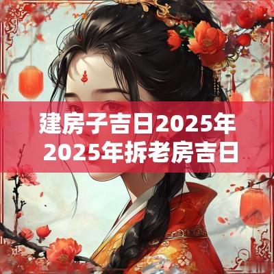 建房子吉日2025年 2025年拆老房吉日