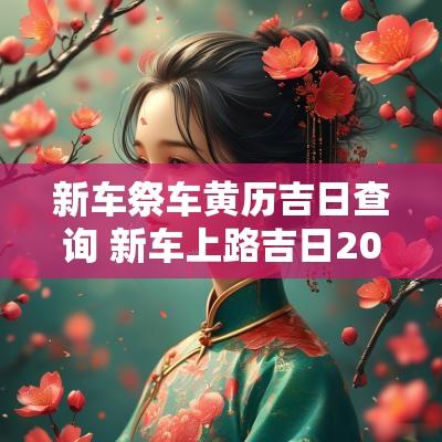 新车祭车黄历吉日查询 新车上路吉日2025