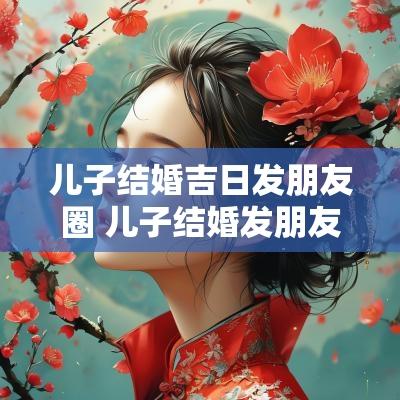儿子结婚吉日发朋友圈 儿子结婚发朋友圈特别的祝福