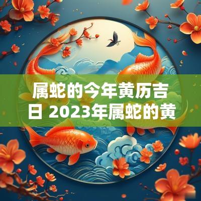 属蛇的今年黄历吉日 2025年属蛇的黄道吉日