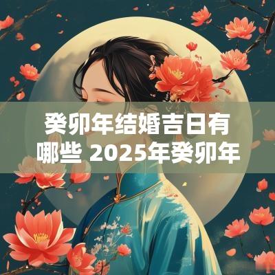 癸卯年结婚吉日有哪些 2025年癸卯年结婚吉日