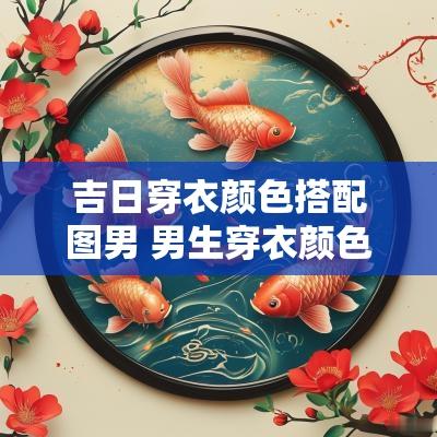 吉日穿衣颜色搭配图男 男生穿衣颜色配色表