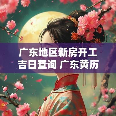 广东地区新房开工吉日查询 广东黄历吉日查询