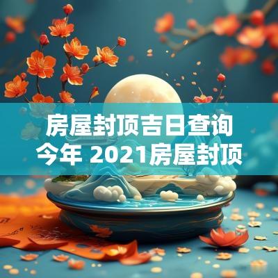 房屋封顶吉日查询今年 2025房屋封顶吉日查询