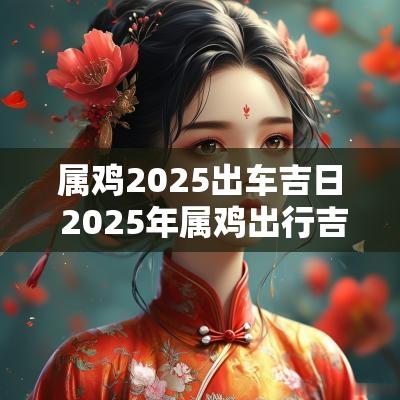 属鸡2025出车吉日 2025年属鸡出行吉日查询