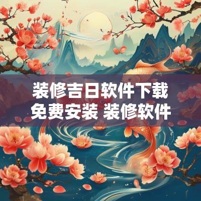 装修吉日软件下载免费安装 装修软件免费版