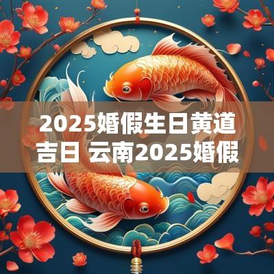 2025婚假生日黄道吉日 云南2025婚假