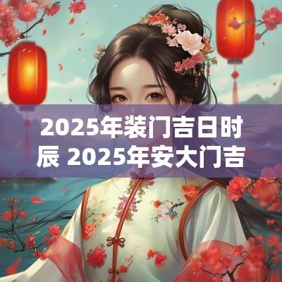 2025年装门吉日时辰 2025年安大门吉日时辰