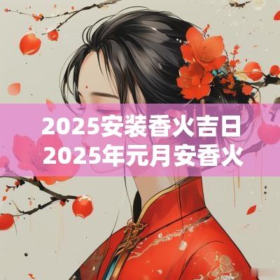 2025安装香火吉日 2025年元月安香火吉日