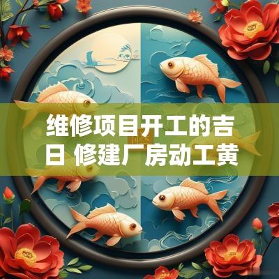 维修项目开工的吉日 修建厂房动工黄道吉日